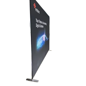 Portable Tension Fabric Pop-Up Backdrop Banner Stand for Trade Shows
