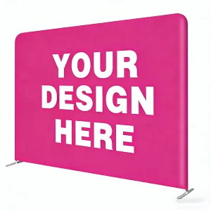 Portable Tension Fabric Trade Show Backdrop Display Stand, Custom Print, Lightweight, Factory OEM