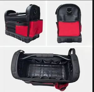 Portable Tool Bag with Shoulder Strap for Plumbing, Auto, and Garden Maintenance