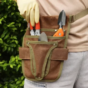 Portable Tool storage bag and Cross body tool bagTool Kit Fanny Pack Waist Waterproof Canvas Strong TechnicianTool Bag