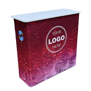 Portable Tube Counter Table Stand for Trade Shows and Exhibition Displays