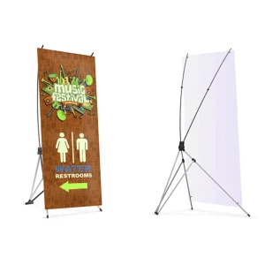 Portable Waterproof Outdoor Digital Printing X-Frame Tripod Spider Banner Stand Custom Size