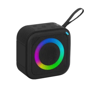 Portable Wireless Speaker IPX7 Waterproof Small Wireless Mini Outdoor Speaker with RGB Light Built in Mic Support TF Card