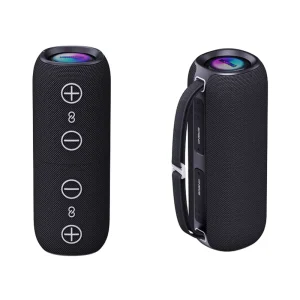 Portable Wireless Speaker System with RGB LED, Detachable Surround Sound for TV, Computer and Mobile Phone