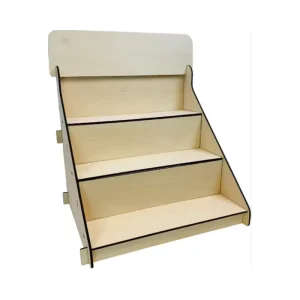 Portable Wooden Retail Table Display Stand