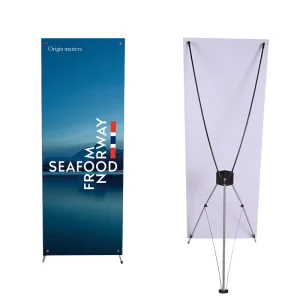 Portable X Banner Stand Display Holder with Tripod Stand and Aluminum X Poster Frame