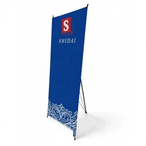 Portable X Frame Banner Display Rack for Advertising