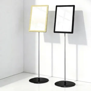 Poster Display Floor Stand Menu Stand for Hotel, Store, and Restaurant