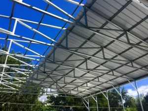 Prefab Steel Tubular Shed Metal Truss Structure Building Steel Trusses Roof Beam Fabrication