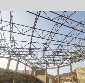 Prefabricated Galvanized Steel Roof Truss for Stadiums and Gymnasiums
