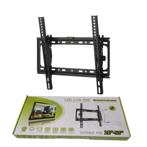 Pro Fixed Tv Wall Mount for 26 55″ Screens 50kg Heavy Duty 15° Tilt Level Easy Install TV Bracket