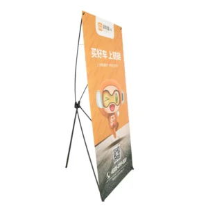 Professional Custom Printed X Banner Stand 60*160cm New Tripod for Advertising Activities Foldable Aluminium Flagpole