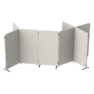 Professional Factory 100% Polyester Acoustic Office Divider Screen Fireproof Folding Office Partition Panel