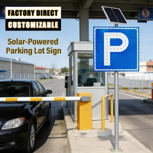 Professional Factory Direct Custom Aluminum IP65 Waterproof Solar Powered LED High Brightness Road Traffic Safety Warning Signs