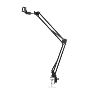 Professional Metal Recording Microphone Holder Adjustable Desktop Bracket With Table Mount for Home or Studio Use