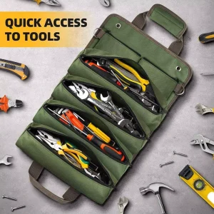 Professional Multi-Purpose Tool Bag Portable Small Tools Organizer with Multi-Pocket Hardware Nylon Material