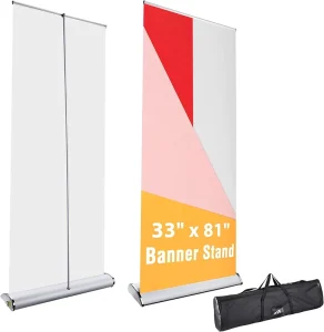 Promotion Aluminum 85*200cm Retractable Advertising Display Roll up Banner