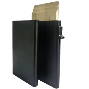 Promotion Business Gifts Men’s Minimalist Slim Metal Pop Up Card Holder with Screwdriver help function for Credit Card
