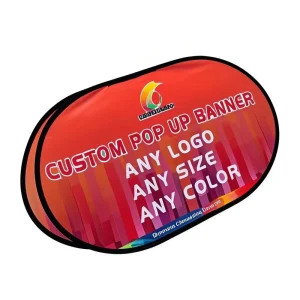 Promotional Sport Display Stand Pop up a Banner Outdoor for Trade Event Horizontal Round Square Vertical Banner Pop up a Frame