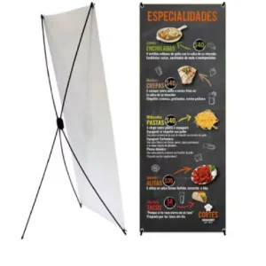 Promotional Tripod X Frame Banner Stand Lightweight X Banner