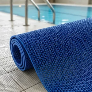 Pvc S Type Anti slip Mat Roll Custom Carpet Non Slip Rubber Red Gray Green Blue or Custom