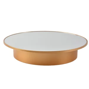Q2 20cm Electric Rotating Platform Shoe Display Stand with Photo and Jewelry Turntable