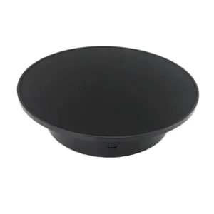 Q4 20CM Electric Rotating Platform Large Load bearing Shoe Display Stand Photo Turning Disk Jewelry Rotating Rack