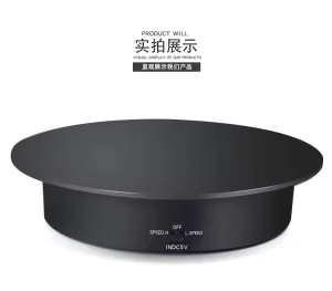 Q5 Automatic Electric Rotating Display Stand for Cosmetics Jewelry Accessories Photography and Live Video