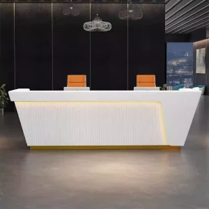 QT-44 Modern Wood Reception Desk for Hotel or School Office Furniture Set