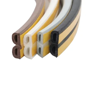Qinglong Self Adhesive Molded EPDM Rubber Stopper Industrial Door Window Seal Strip Flexible Decorative Soundproof Customizable