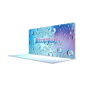 Quick Build 10×20 Collapsible Trade Show Booth Tool Free LED Backlit SEG Pop up Backdrop Portable Exhibition Display