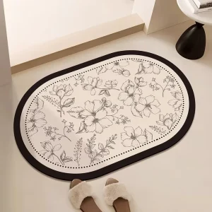 Quick-Drying Absorbent Diatom Mud Non-Slip Bathroom Mat