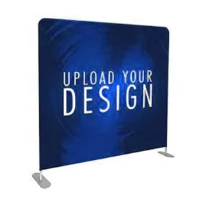 Quick Setup Portable Tension Fabric Display Stand Custom Printed Eco Friendly Polyester Backdrop for Trade Show Advertising