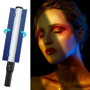 RGB Full-Color Portable Flexible Fill Light with 39 Effects, Waterproof and Shockproof, Adjustable Color Temperature