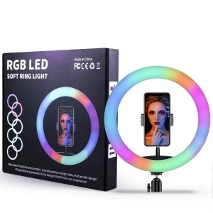 RGB Live Broadcast Fill Light Photography Light 8 10 13 Inch Circular Lighting With 210cm Tripod for Photography