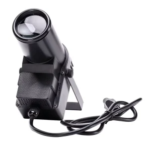 RGBW Mini DMX512 LED Pinspot Stage Light for Mirror Ball and Disco Lighting