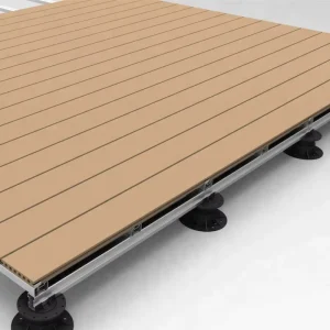 Raised Floor Pedestal Stringer Adjustable PP Plastic Pedestal Flooring Supporting