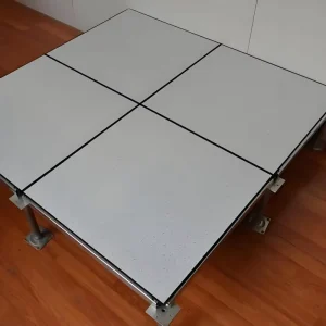 Raised Floor System Supplier ISO Certification HPL Anti Static Floor Tile 600x600mm Electronics Assembly Floor