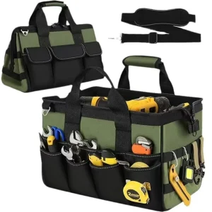 Ready to Ship Heavy Duty Large Capacity Electrician Carpenter Waterproof Canvas Other Hand Tools Professional Handheld Tool Bag