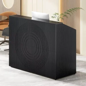 Reception, Retail, or Bar Checkout Counter with Cash Register Table