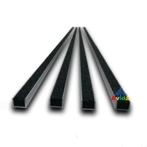 Recessed Abrasive Anti-Slip Stair Nosing Strip for Marble Steps