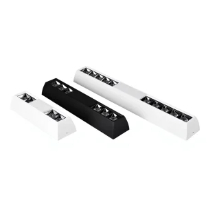 Recessed or Surface-Mounted Smart LED Strip Spotlight Anti-Glare Aluminum Ultra-Thin Grid Downlight