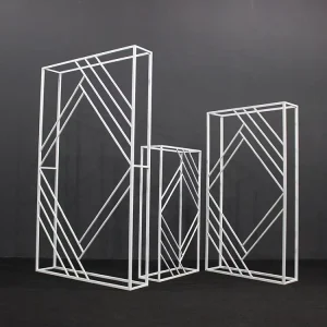Rectangle Metal Frame for Wedding Events and Stage Background