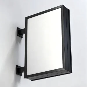 Rectangular 5000-Lumen Outdoor Illuminated Advertising Light Box for Stores