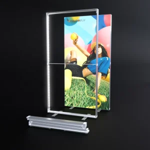 Rectangular Aluminum Folding SEG Light Box Stand for Trade Show Booths and Self-Standing Signs