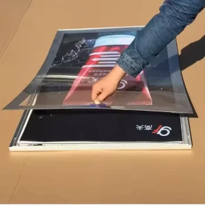 Rectangular Indoor LED Light Box Showcase with Customizable Outdoor Lighting