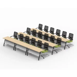 Rectangular Movable Folding Training Conference Table