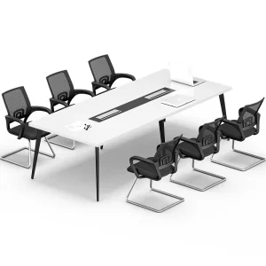 Rectangular Office Board Meeting and Negotiating Table