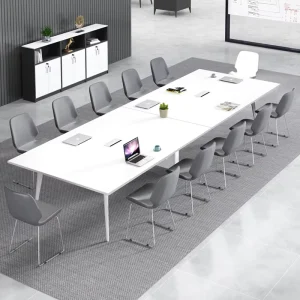 Rectangular Office Conference Negotiation Table and Chair Set
