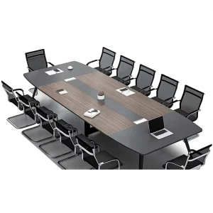 Rectangular Office Conference and Training Table and Chair Set